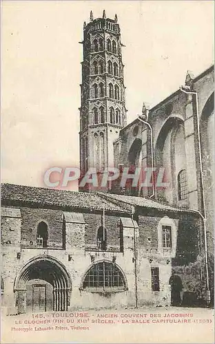 Cartes postales Toulouse Ancien Couvent des Jacobins Le Clocher