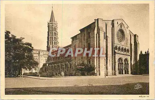 Ansichtskarte AK Pvrennes Ocean Toulouse Basilique Saint Sernin xi et xii siecles Vue generale Nord