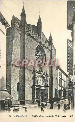 Cartes postales Toulouse Elgise dela Dalbade xvi s