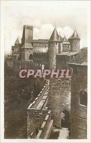Ansichtskarte AK Carcassonne Le Chateau et la Porte de l Aude