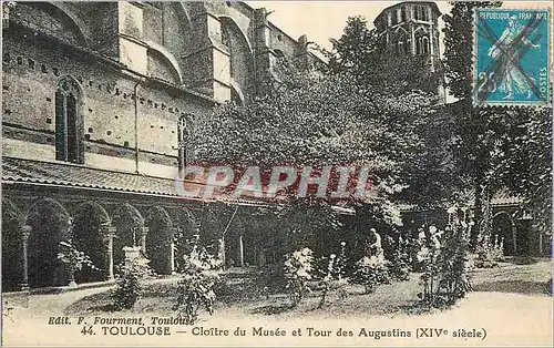 Cartes postales Toulouse Cloitre du Musee et Tour des Augustines XIII siecle