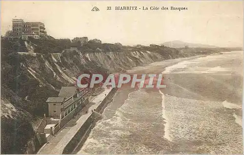 Cartes postales Biarritz La Cote des Basque