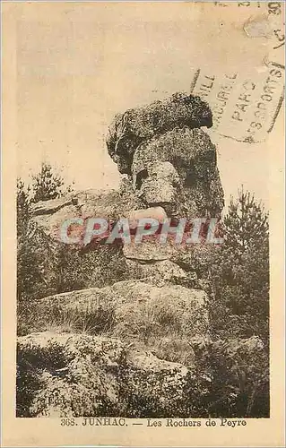 Cartes postales Junhac Les Rochers de Peyre