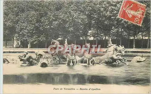 Cartes postales Parc de Versailles Bassin d Apollon