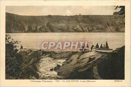 Ansichtskarte AK L Auvergne Le Lac Pavin et son Deversoir