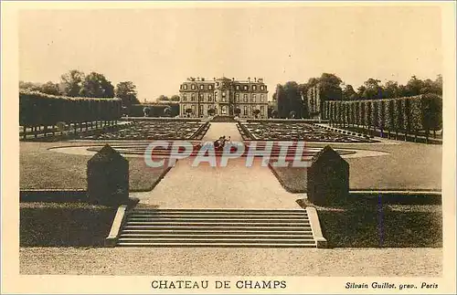 Ansichtskarte AK Chateau de Champs Silvain Guillot grav Paris