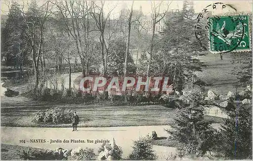 Cartes postales Nantes Jardin des Plantes Vue generale