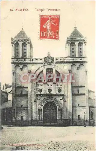 Ansichtskarte AK Nantes Temple Protestant