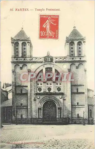 Cartes postales Nantes Temple Protestant