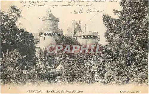 Cartes postales Alencon Le Chateau des Ducs d Alencon