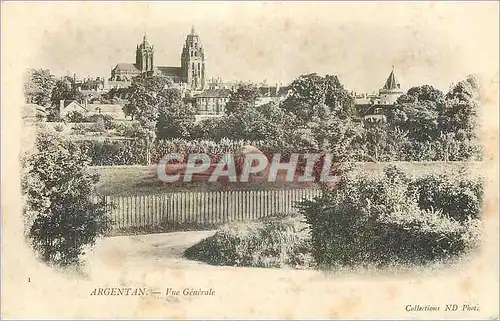 Cartes postales Argentan Vue generale (carte 1900)