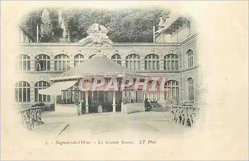 Cartes postales Bagnoles d l Orne La Grande Source (carte 1900)