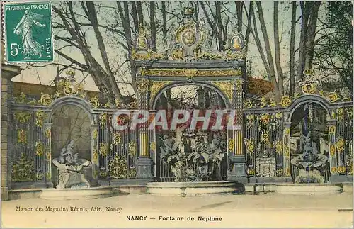 Cartes postales Nancy Fontaine de Neptune