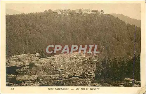 Ansichtskarte AK Mont Sainte Odile Vue sur le Couvent