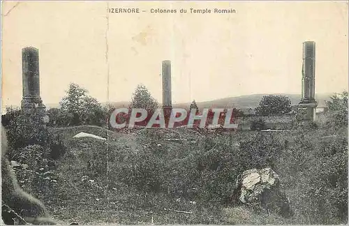 Cartes postales Izernore Colonnes du Temple Romain