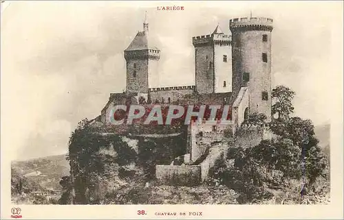 Cartes postales L Ariege Chateau de Foix