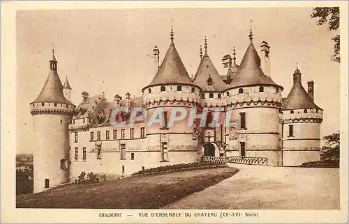 Ansichtskarte AK Chaumont Vue d ensmeble du Chateau xv xvi siecle