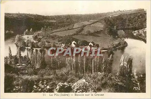 Ansichtskarte AK Le Pin Indre Boucle sur la Creuse