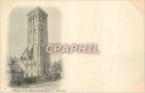 Cartes postales Tours La Tour Charlemagne (carte 1900)