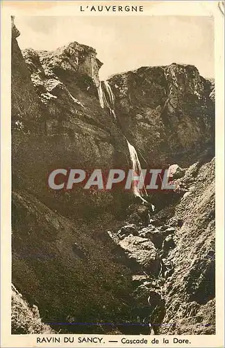 Cartes postales L Auvergne Ravin du Sancy Cascade de la Dore