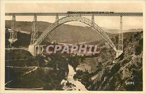 Cartes postales Garabit Cantal Viaduc et Vallee de la Truyere Train