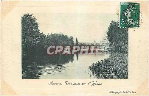 Cartes postales Auxerre Vue prise sur l Yonne