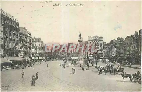 Cartes postales Lille La Grande Place