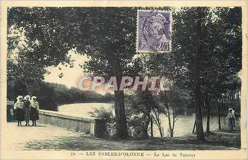 Ansichtskarte AK Les Sables d Olonne Le Lac de Tanchet