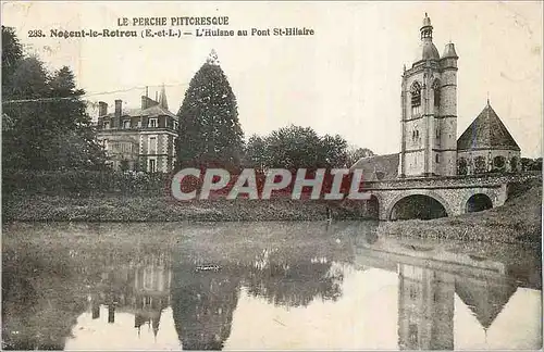 Ansichtskarte AK Le Perche Pittoresque Nogent le Rotrou E et L L Huisne au Pont St Hilaire