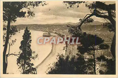 Ansichtskarte AK La Douce France Cote d Azur Nice Alpes Maritimes Vue generale et Baie des Anges