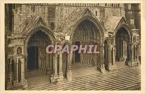 Cartes postales Chartres Eure et Loir Le Portail Nord