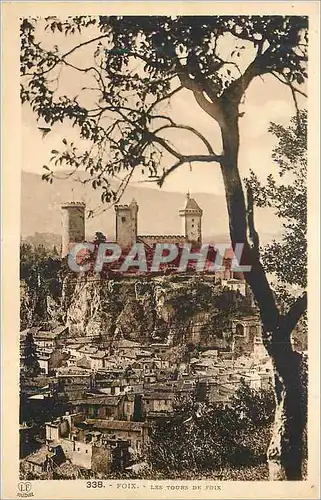 Cartes postales Foix Les Tours de Foix