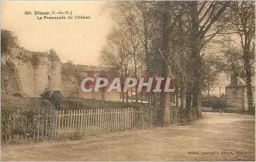 Cartes postales Dinan La Promenade du Chateau