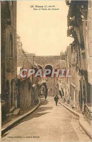 Cartes postales Dinan C du N Rue et Porte du Jerzual