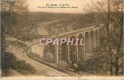 Ansichtskarte AK Dinan C du N Vue sur le viaduc et la Vallee de la Rance