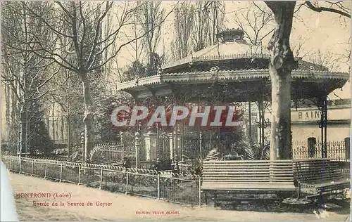 Cartes postales Montrond Loire Entree de la Source du Geyser