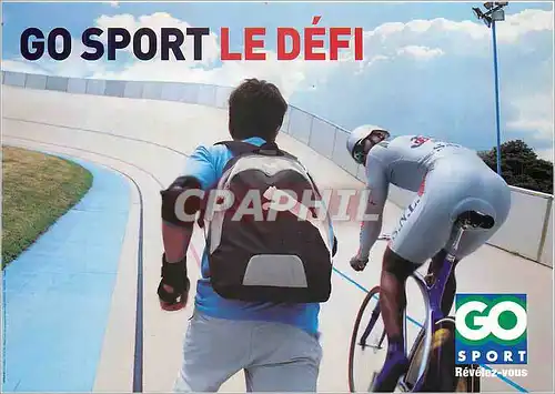 Cartes postales moderne Go Sport de Defi Velo Cycle Cyclisme