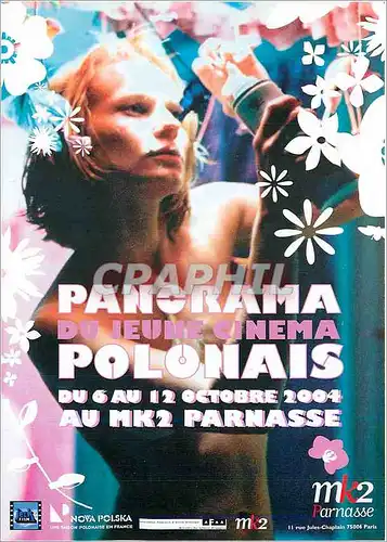 Moderne Karte Panorama de Jeune Cinema Polonais du 6 Au 12 Octobre 2004 au mk Parnasse Pologne MK2 Parnasse