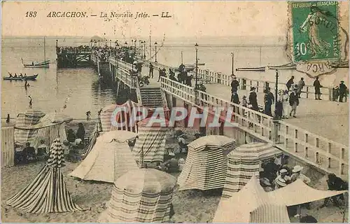 Cartes postales Arcachon La Nouvelle Jetee