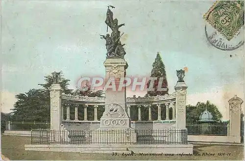 Cartes postales Lyon Monument aux enfante du Rhone