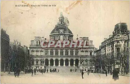 Cartes postales St Etienne Place de l Hotel de Ville