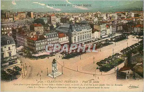 Cartes postales L Auvergne Pittoresque Clermont Ferrand Place de Jaude