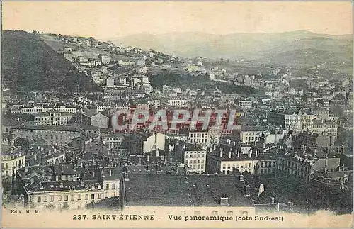 Cartes postales St Etienne Vue panoramique cote Sud est