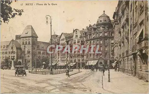 Ansichtskarte AK Metz Place de la Gare