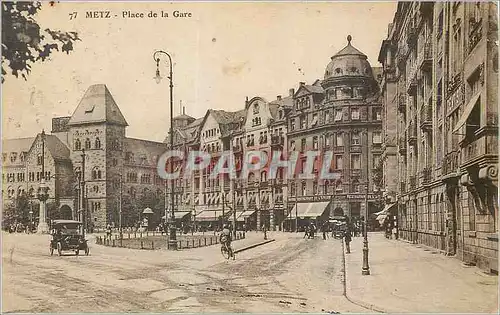 Cartes postales Metz Place de la Gare