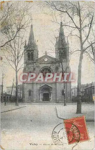 Cartes postales Vichy Eglise Sainte Louis