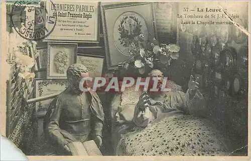 Cartes postales La Louvesc Le Tombeau de St J F Regis dans la Chapelle mortuary