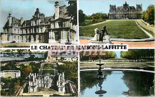 Cartes postales moderne Le Chateau de Maisons Laffitte S et O Differents aspects du Chateau dont une vue aerienne