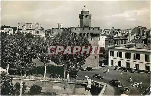 Moderne Karte Perpignan Le Castillet et le pont Magenta