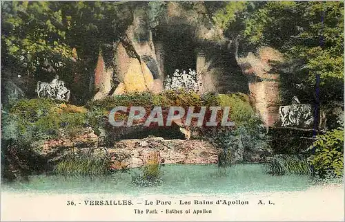Cartes postales Versailles Le Parc Les Bains d Apollon